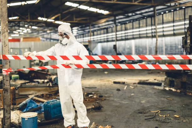 Professional Biohazard technician working in Williamsburg, PA